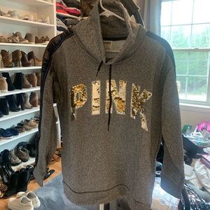 Women’s PINK cowl neck sweatshirt